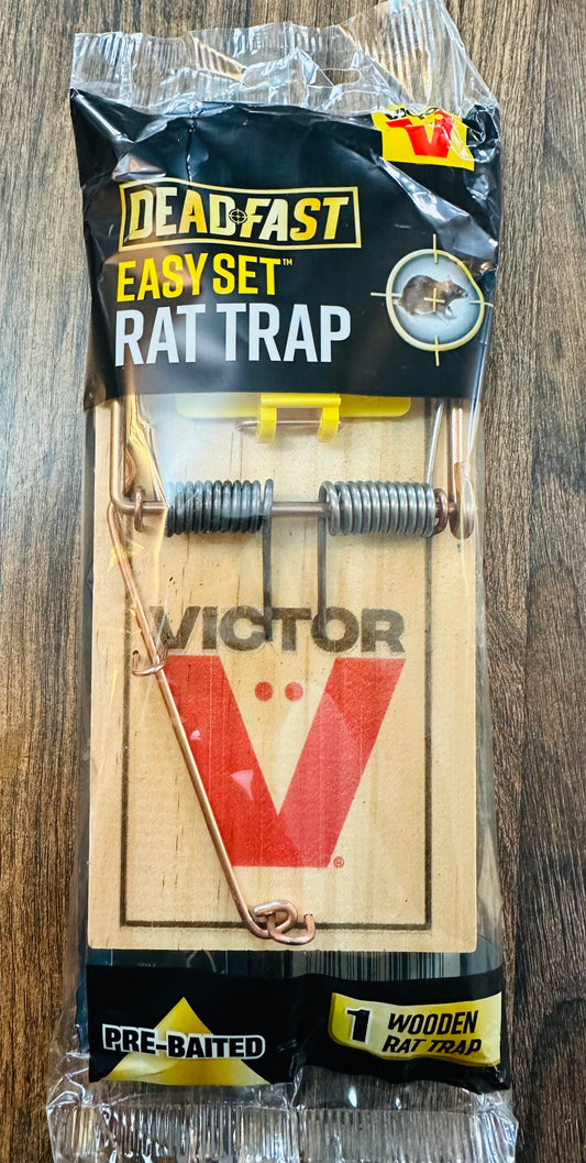 Baited rat trap