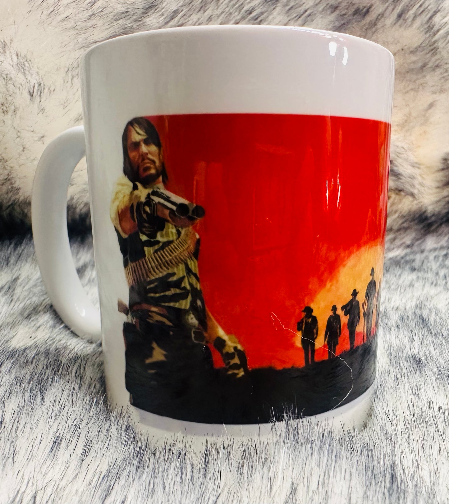 Red Dead Redemption design mug