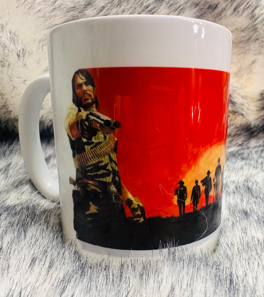 Red Dead Redemption design mug