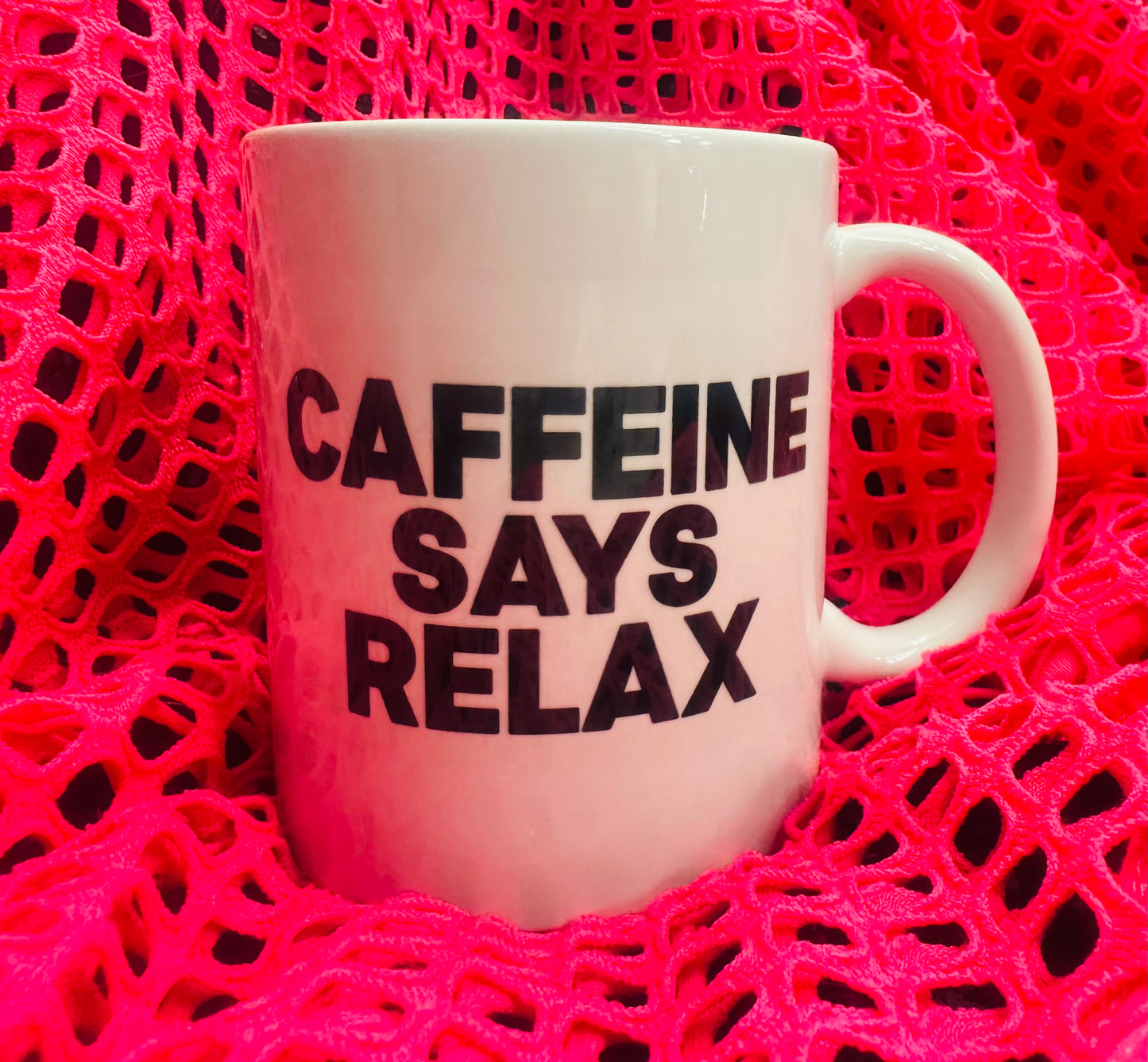 RELAX mug 80’s theme